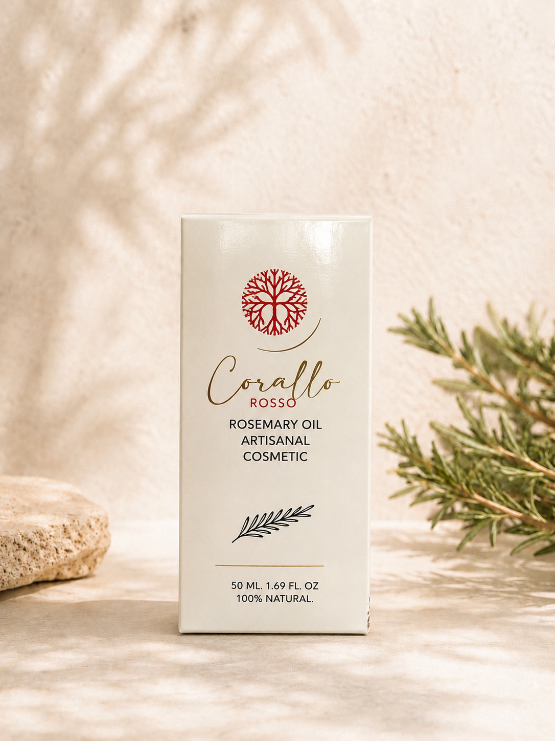 Corallo Rosso Organic Rosemary Hair Oil – 50 ml natural rosemary hair