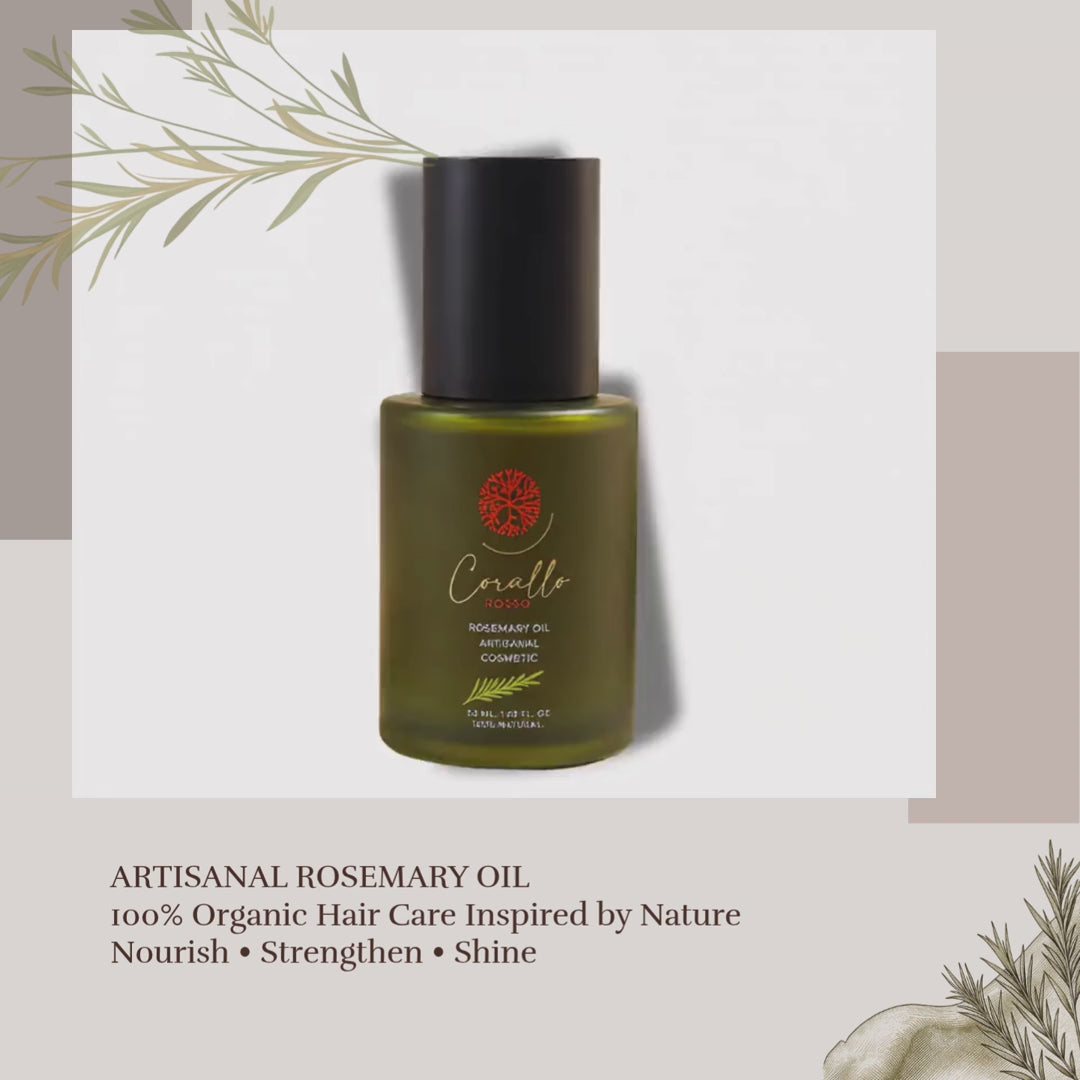 Corallo Rosso Organic Rosemary Hair Oil